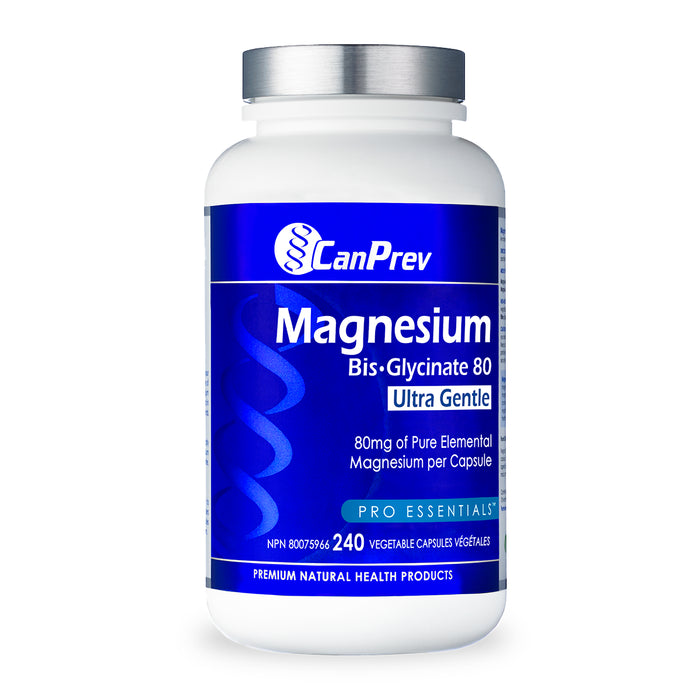 CanPrev Magnesium Bis·Glycinate 80 Ultra Gentle 240 v-caps