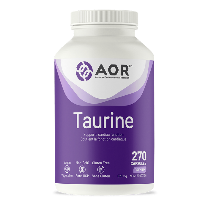 AOR Taurine 675mg 270 Capsules