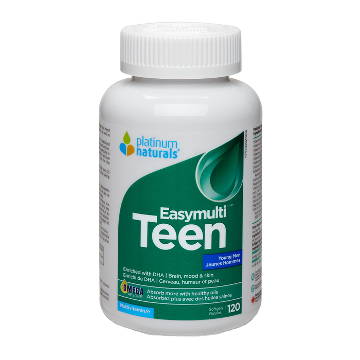 Platinum Naturals Easymulti Teen for Young Men 120 Softgels