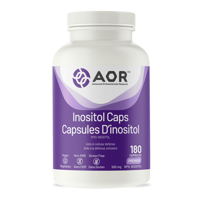 AOR Inositol 500mg 180 Capsules