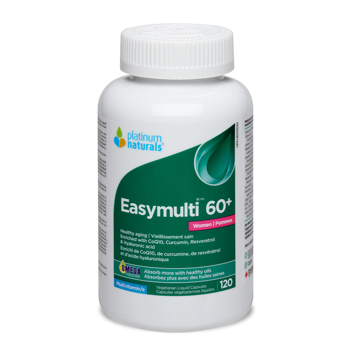 Platinum Naturals Easymulti 60+ Women 120 Veggie Caps