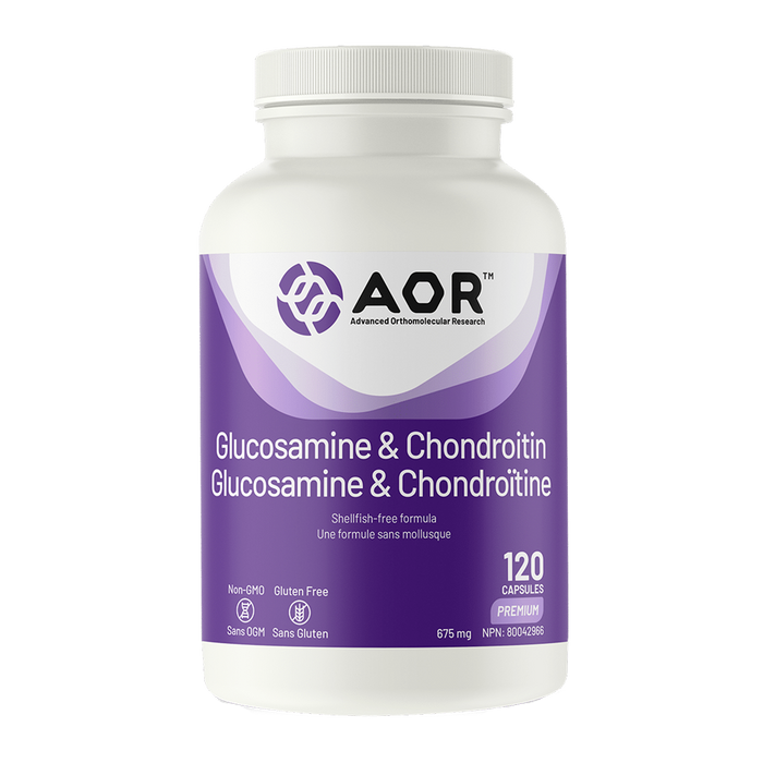 AOR Glucosamine & Chondroitin 675mg 120 Capsules