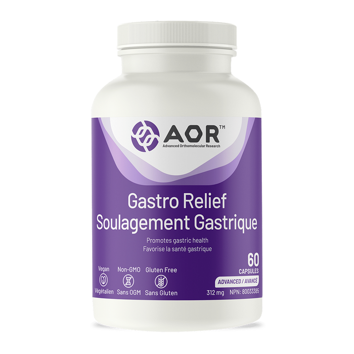 AOR Gastro Relief 312mg 60 Capsules