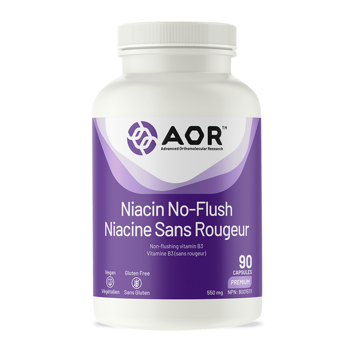 AOR Niacin No-Flush 550mg 180 Capsules