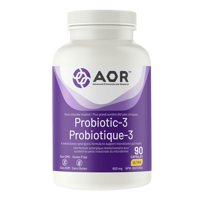 AOR Probiotic-3 600mg 90 Capsules