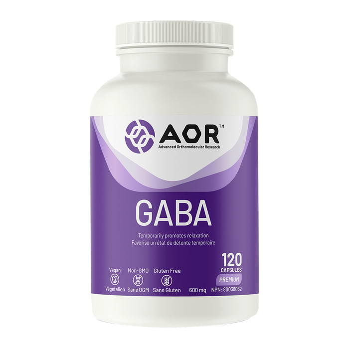 AOR GABA 600mg 60 Capsules