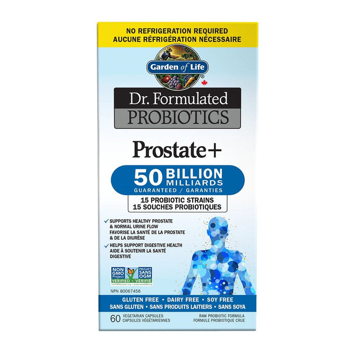 Garden of Life Dr. Formulated Probiotics Prostate+ 50 Billion CFU 60 Veggie Caps