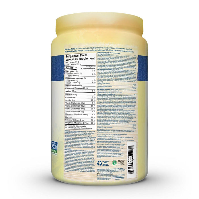 Garden of Life Raw Organic Protein Vanilla 624g