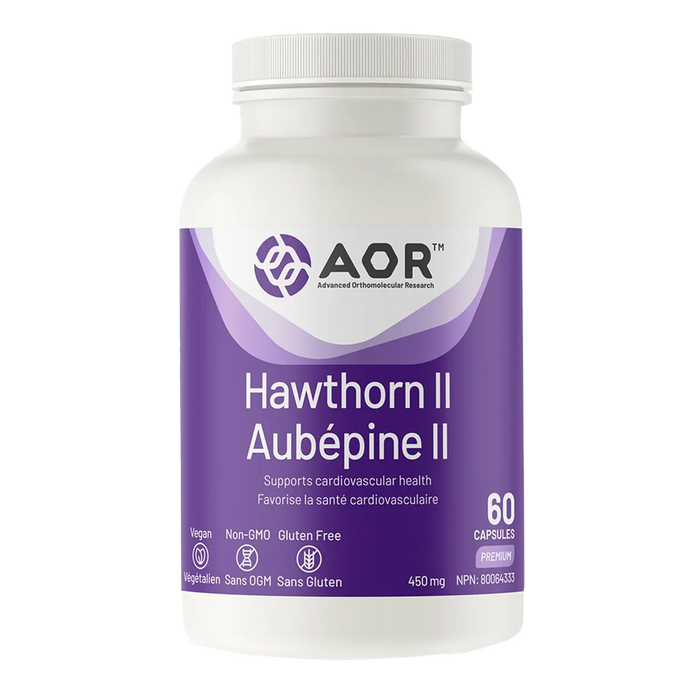 AOR Hawthorn II 450mg 60 Capsules