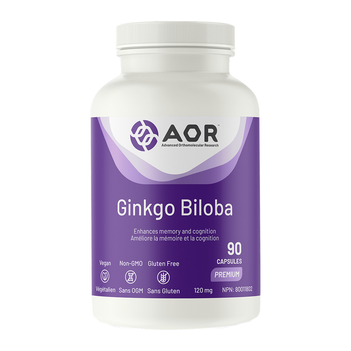 AOR Ginkgo Biloba 120mg 90 Capsules