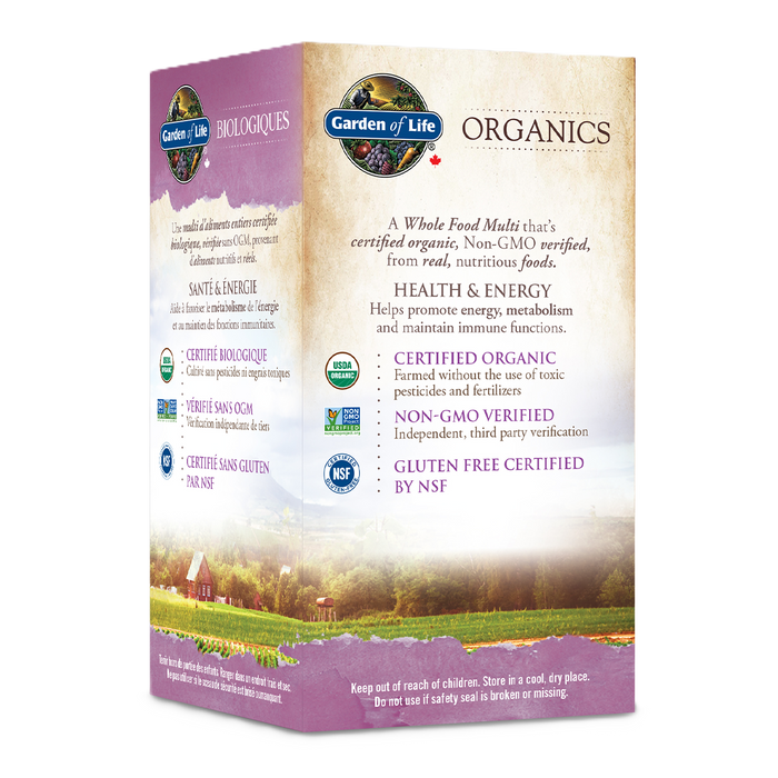 Garden Of Life Organics Multi Women's Once Daily 30 Tablets