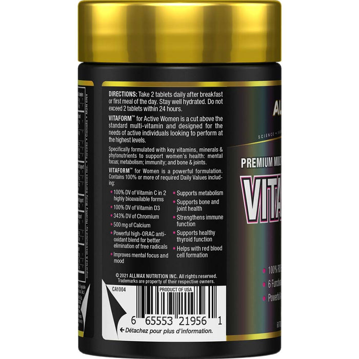 Allmax Vitaform For Women 60ct