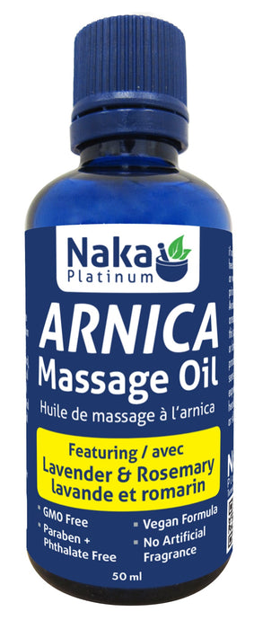 Naka Platinum Arnica Massage Oil 50mL