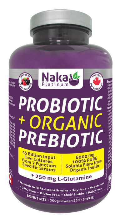 Naka Platinum Probiotic + Organic Prebiotic 300g