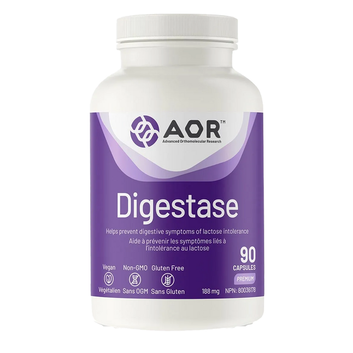 AOR Digestase 188mg 90 Capsules