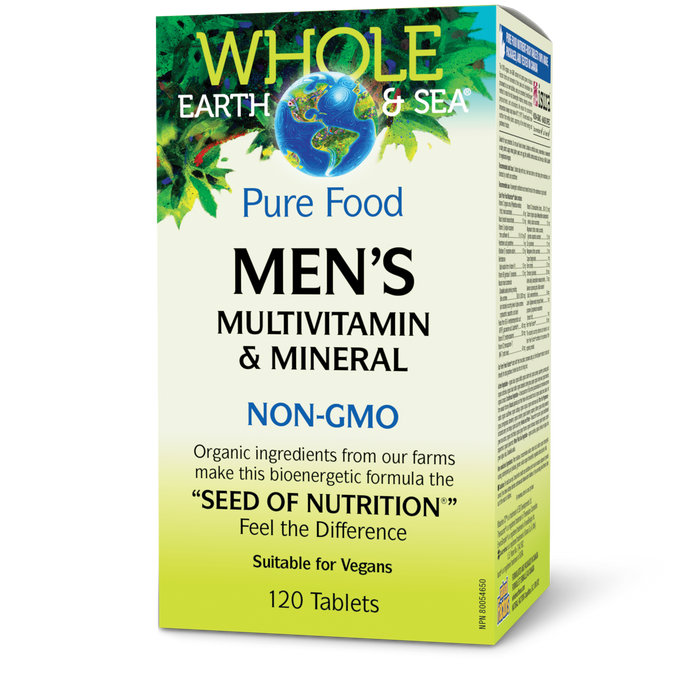 Whole Earth & Sea® Men's Multivitamin & Mineral  120 Tablets