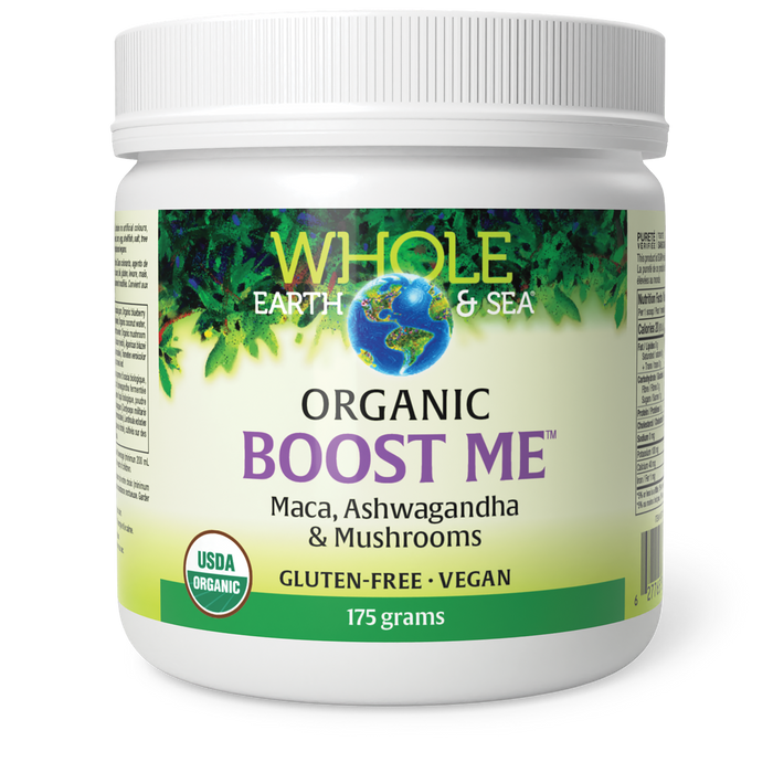 Whole Earth & Sea® Boost Me™ Maca, Ashwagandha & Mushrooms  175 g Powder Maca, Ashwagandha & Mushrooms