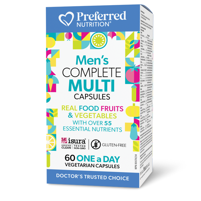 Preferred Nutrition Men’s Complete Multi 60 Vegetarian Capsules