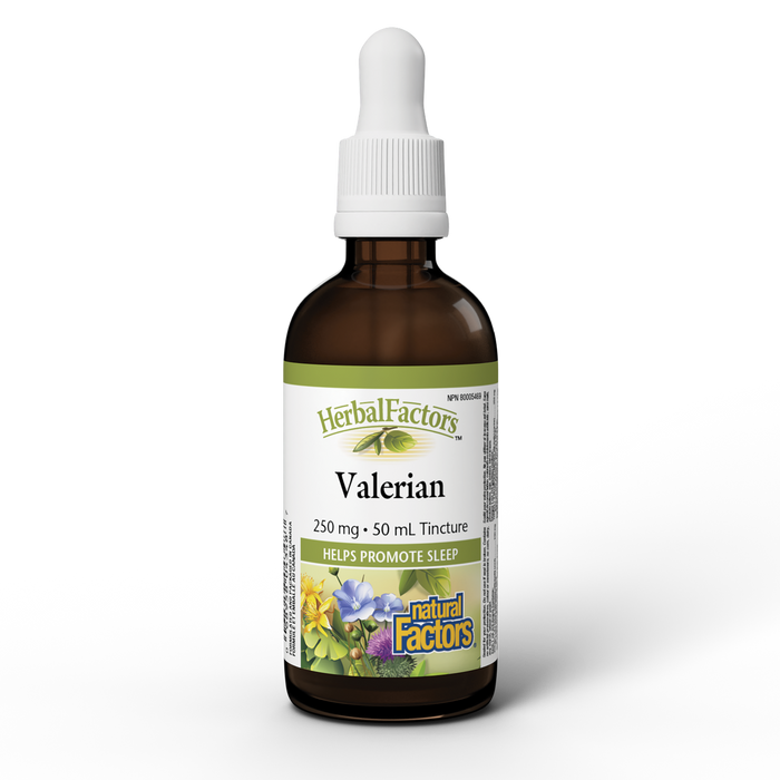 Natural Factors Valerian 250 mg 50 mL Tincture