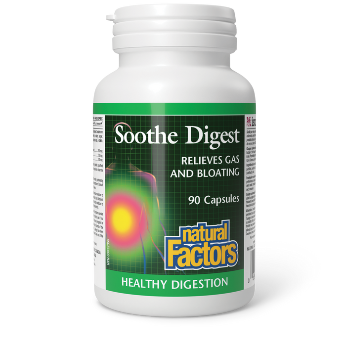 Natural Factors Soothe Digest  90 Capsules