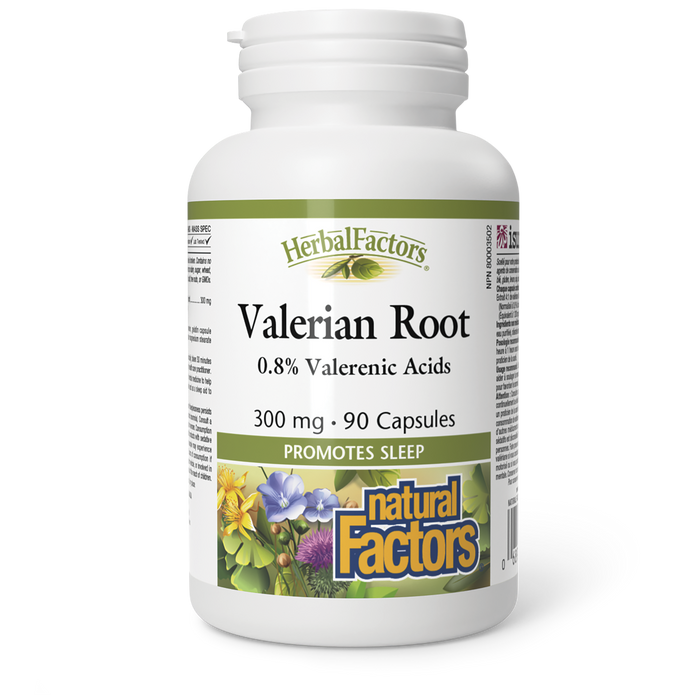 Natural Factors Valerian Root 300 mg 90 Capsules