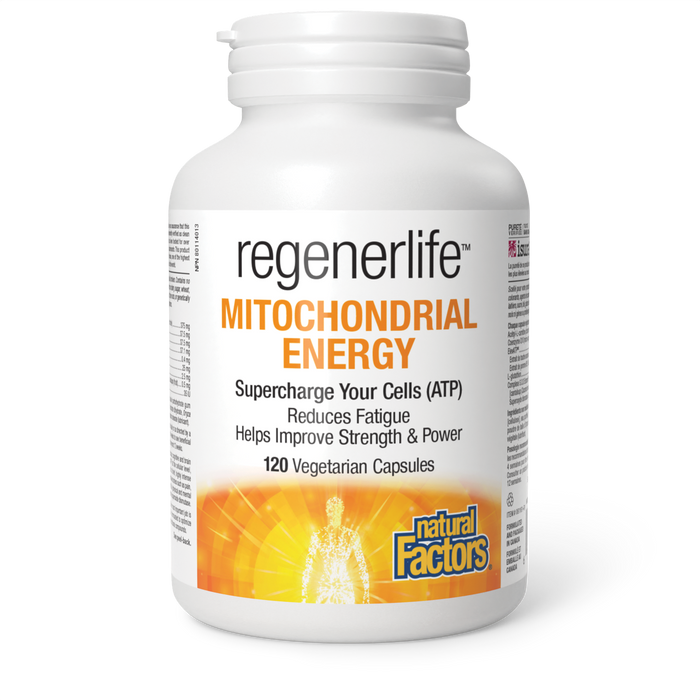 Natural Factors Mitochondrial Energy  120 Vegetarian Capsules