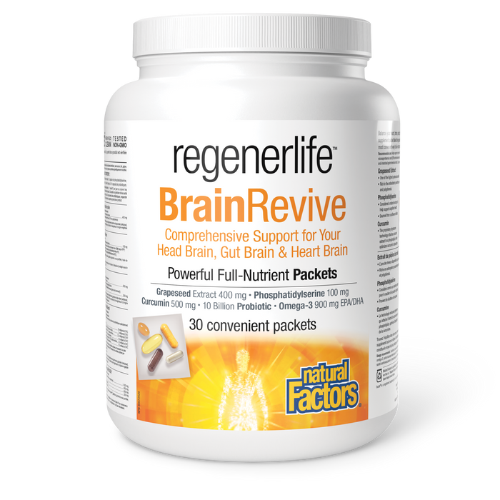 Natural Factors BrainRevive  30 Packets