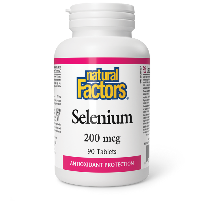 Natural Factors Selenium 200 mcg 90 Tablets