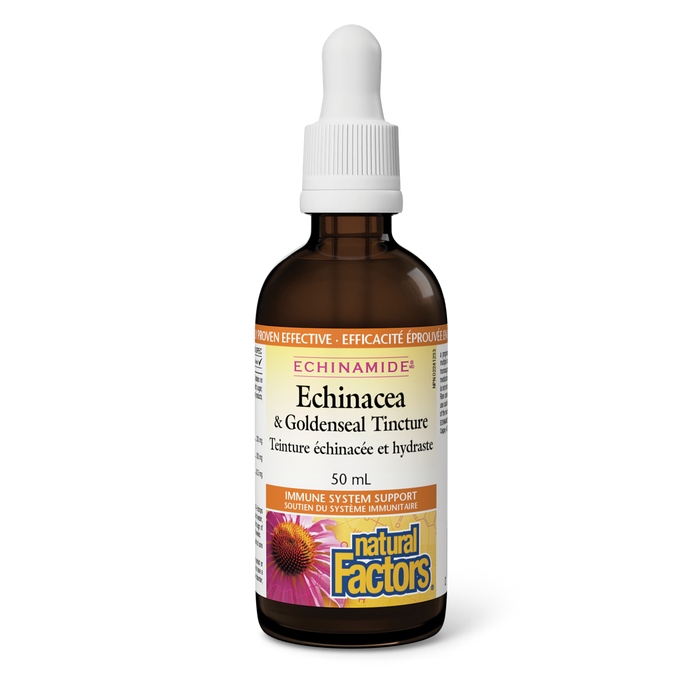 Natural Factors Echinacea & Goldenseal  50 mL Tincture