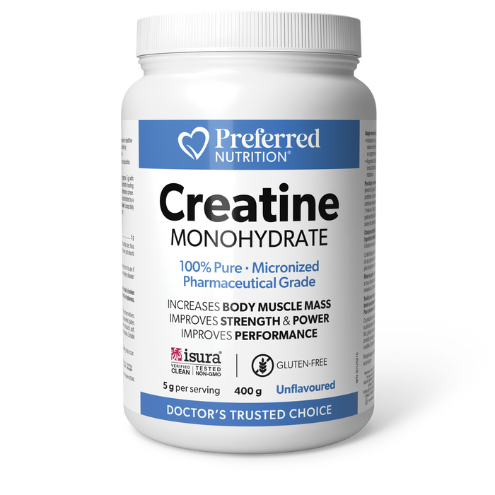 Preferred Nutrition Creatine 5 g per serving 400 g Powder Unflavoured