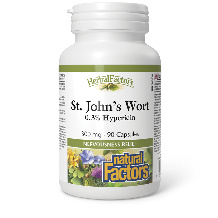 Natural Factors St. John's Wort 300 mg 90 Capsules