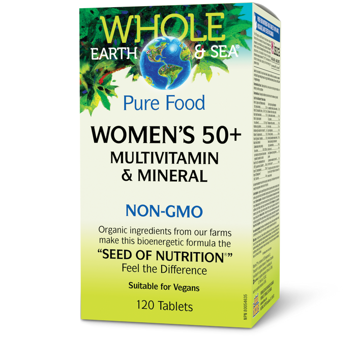 Whole Earth & Sea® Women’s 50+ Multivitamin & Mineral  120 Tablets