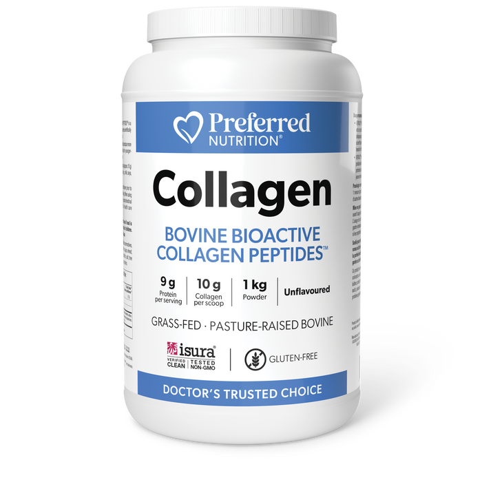 Preferred Nutrition Collagen Bovine Bioactive Collagen Peptides 10 g 1 kg Powder Unflavoured