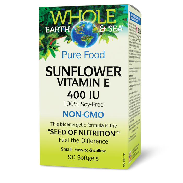 Whole Earth & Sea® Sunflower Vitamin E 400 IU 90 Softgels