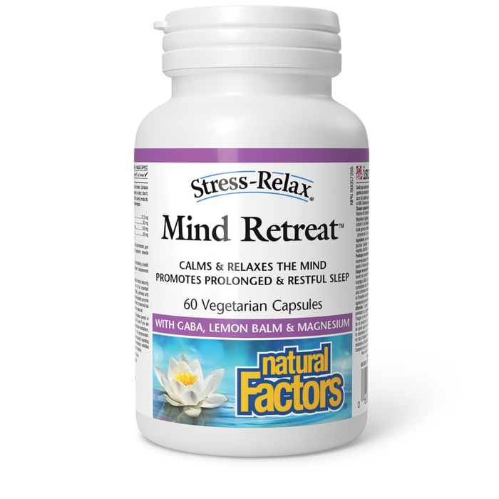 Natural Factors Mind Retreat®  60 Vegetarian Capsules