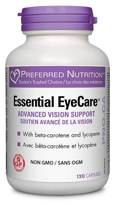 Preferred Nutrition Essential EyeCare with beta-carotene and lycopene 120 Capsules