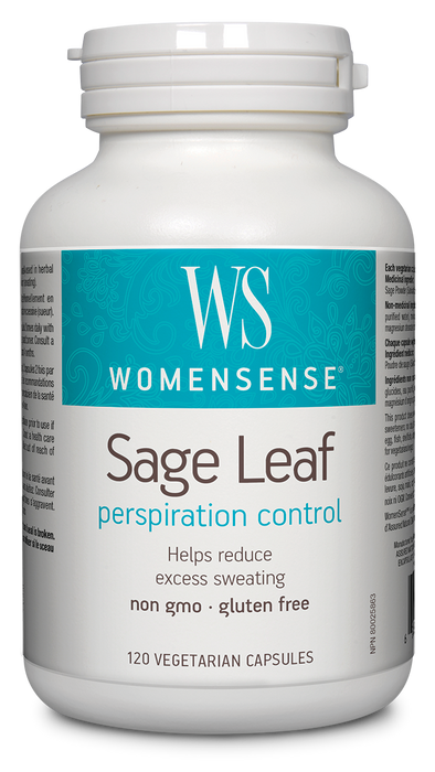 WomenSense Sage Leaf Perspiration Control 350 mg 120 Vegetarian Capsules