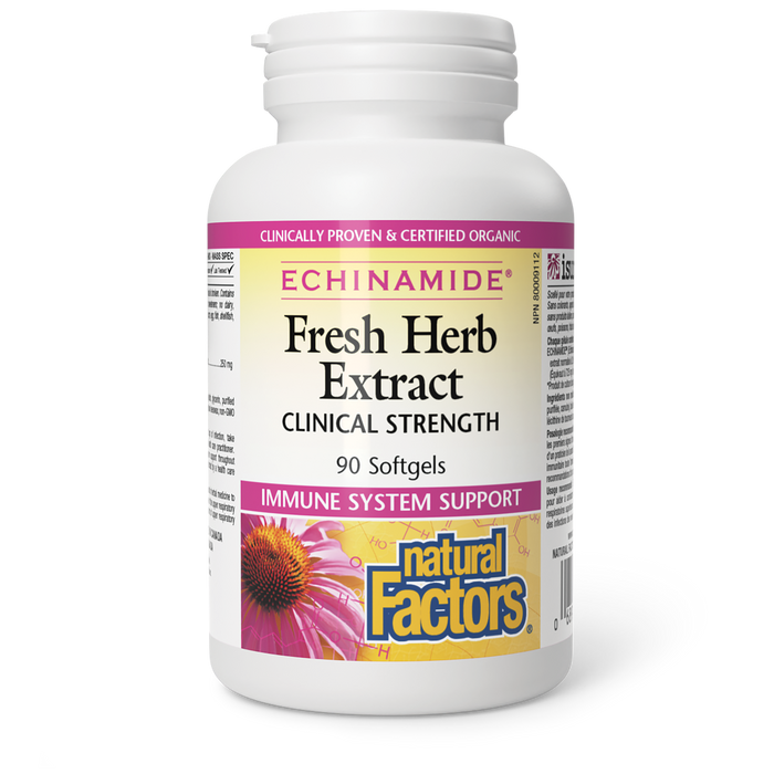 Natural Factors Fresh Herb Extract Clinical Strength  90 Softgels