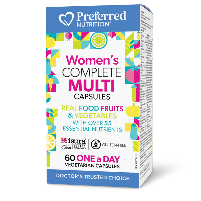 Preferred Nutrition Women’s Complete Multi 60 Vegetarian Capsules