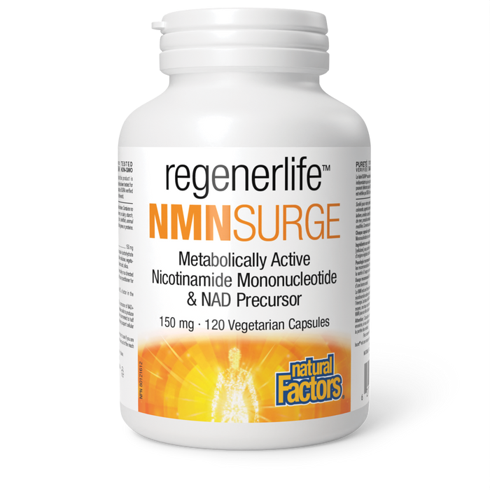 Natural Factors NMNSurge 150 mg 120 Vegetarian Capsules