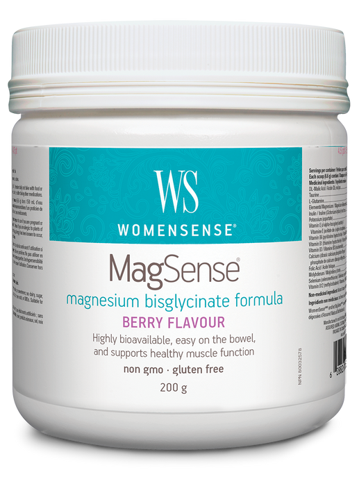 WomenSense MagSense magnesium bisglycinate formula 200 g Powder Berry Flavour