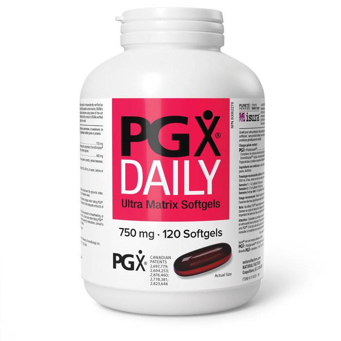 Natural Factors PGX® Daily Ultra Matrix Softgels 750 mg 120 Softgels