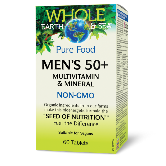 Whole Earth & Sea® Men's 50+ Multivitamin & Mineral  60 Tablets