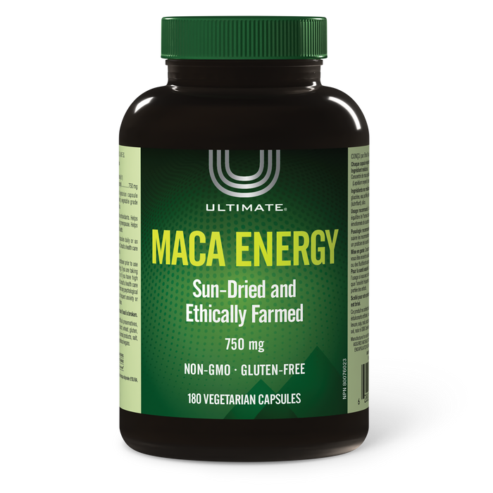 Ultimate Maca Energy 750 mg 180 Vegetarian Capsules