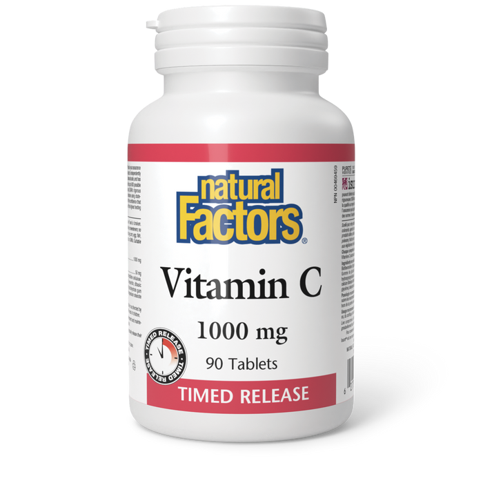 Natural Factors Vitamin C Time Release 1000 mg 90 Tablets