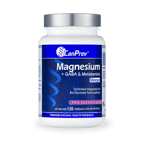 CanPrev Magnesium + GABA & Melatonin 120 Veggie Caps